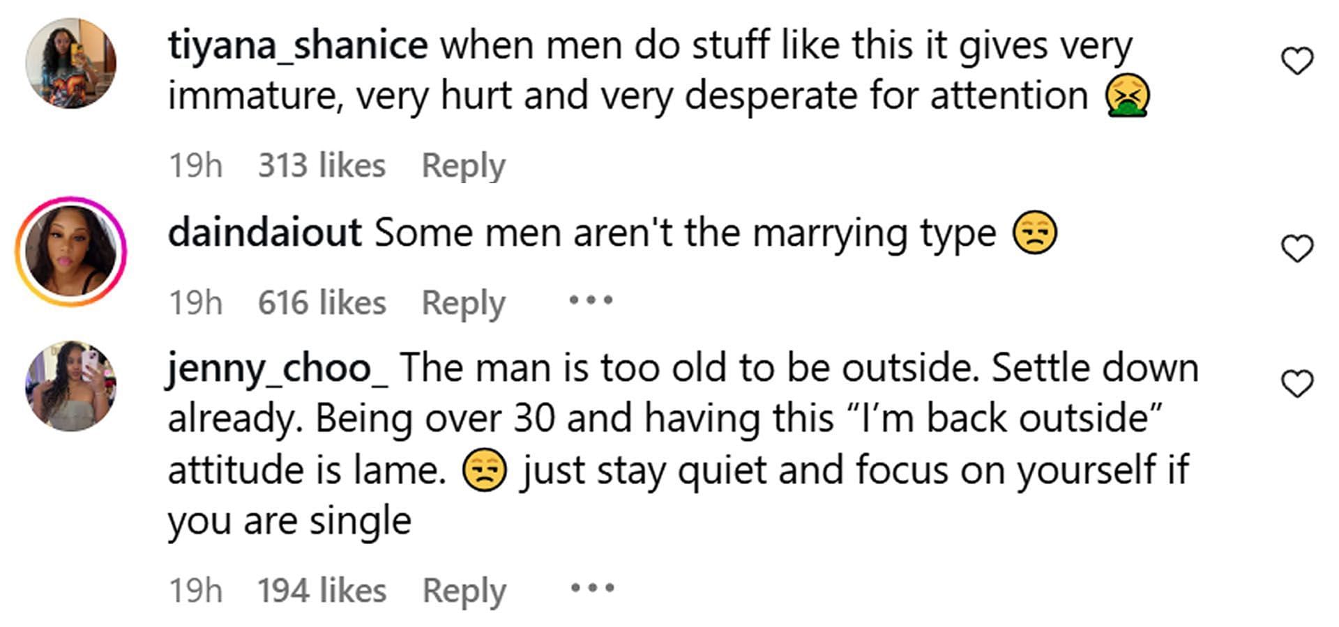 Comments reacting to the news (Image via Instagram/ @hollywoodunlocked)